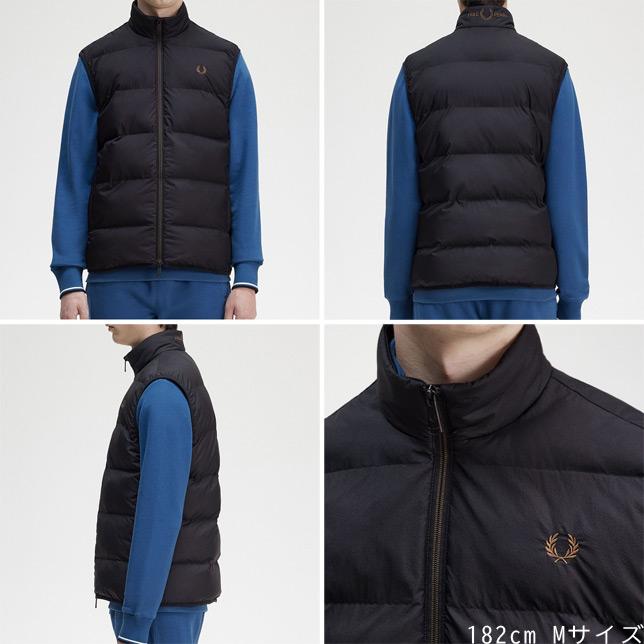 フレッドペリー インシュレイテッド ジレ J4566 中綿ベスト FREDPERRY Insulated Gilet | FRED PERRY | 02