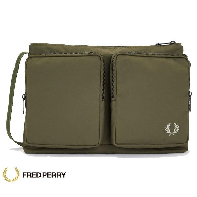 フレッドペリー ナイロンポケットサイドバッグ FRED PERRY L7270 NYLON POCKET SIDE BAG ショルダーバッグ | FRED PERRY