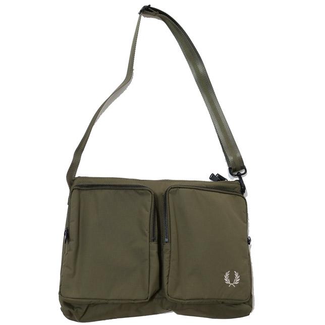 フレッドペリー ナイロンポケットサイドバッグ FRED PERRY L7270 NYLON POCKET SIDE BAG ショルダーバッグ | FRED PERRY | 01