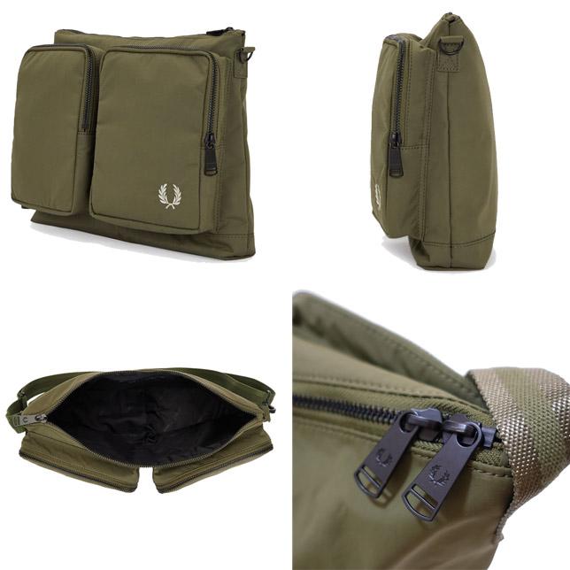 フレッドペリー ナイロンポケットサイドバッグ FRED PERRY L7270 NYLON POCKET SIDE BAG ショルダーバッグ | FRED PERRY | 03