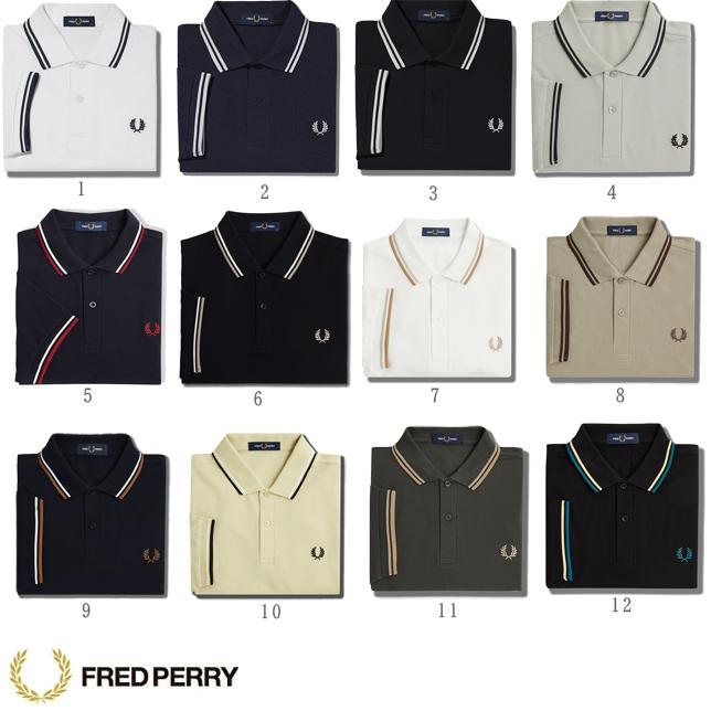 FRED PERRY フレッドペリー ポロシャツ M3600 ラインポロ The