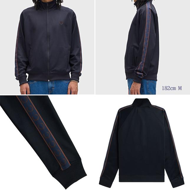 フレッドペリー コントラスト テープトラックジャケット FRED PERRY Contrast Tape Track Jacket ジャージ J5557 | FRED PERRY | 02