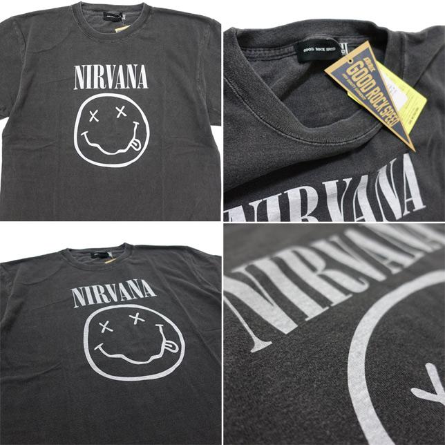 GOOD ROCK SPEED グッドロックスピード プリントTシャツ 半袖 ニルヴァーナ NIRVANA プリントTシャツ TEE  スマイル SMILE |  | 02