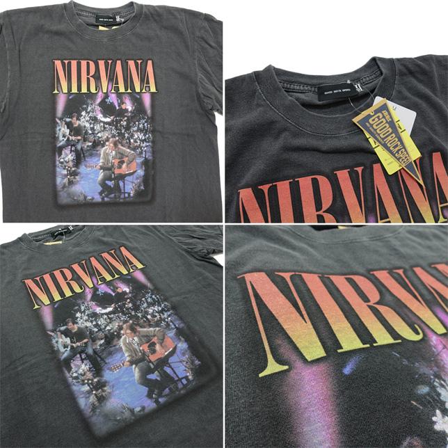 GOOD ROCK SPEED グッドロックスピード プリントTシャツ 半袖 ニルヴァーナ NIRVANA プリントTシャツ TEE ベスト BEST |  | 02