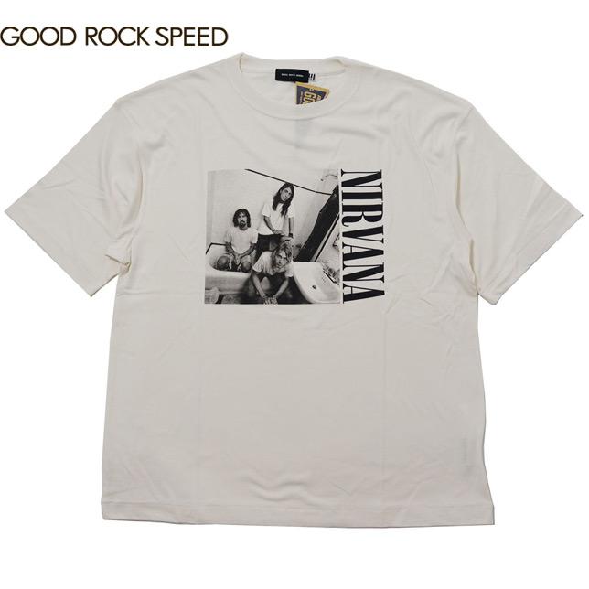 GOOD ROCK SPEED グッドロックスピード プリントTシャツ 半袖 ニルヴァーナ NIRVANA フォトTシャツ PHOTO TEE | 