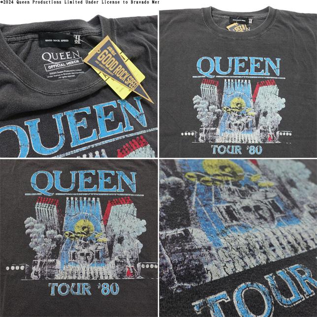 GOOD ROCK SPEED グッドロックスピード プリントTシャツ 半袖  クィーン QUEEN プリントTシャツ TEE TOUR'80 |  | 02