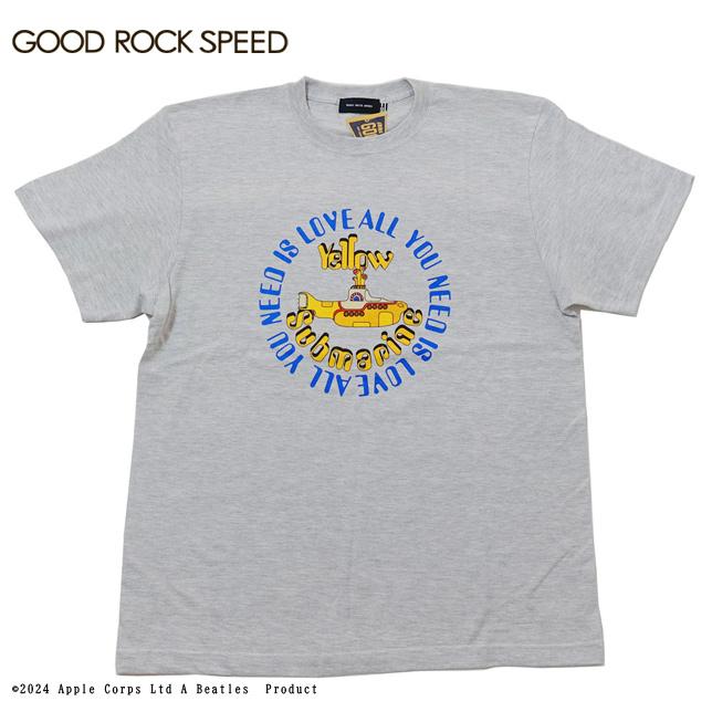 GOOD ROCK SPEED グッドロックスピード プリントTシャツ ビートルズ 半袖  イエローサブマリン Yellow Submarine プリントTシャツ TEE | 