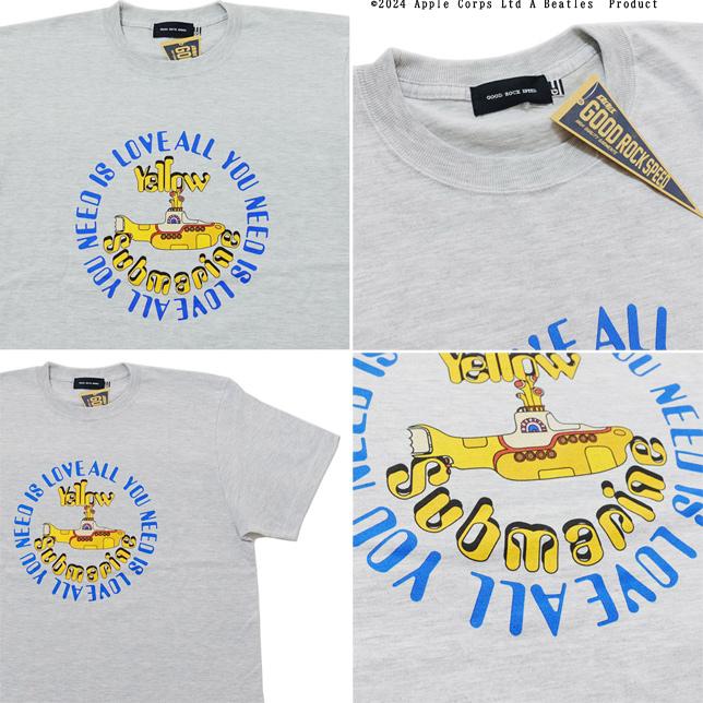 GOOD ROCK SPEED グッドロックスピード プリントTシャツ ビートルズ 半袖  イエローサブマリン Yellow Submarine プリントTシャツ TEE |  | 02