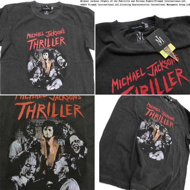 GOOD ROCK SPEED グッドロックスピード プリントTシャツ 長袖 マイケルジャクソン フォトTシャツ MICHAEL JACKSON PHOTO TEE スリラー Thriller L/S ロンT |  | 02