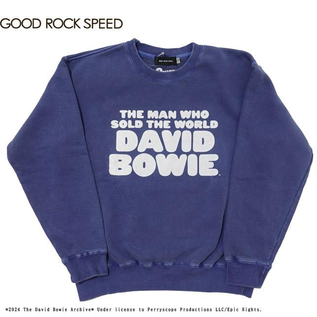 GOOD ROCK SPEED グッドロックスピード ロゴスウェット DAVID BOWIE LOGO SWEAT ロック バンド ロゴプリント トレーナー | 