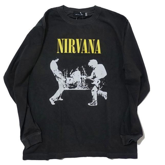 GOOD ROCK SPEED グッドロックスピード プリントTシャツ 長袖 ニルヴァーナ NIRVANA  LIVE LS TEE プリントTシャツ イエローロゴ L/S ロンT |  | 01