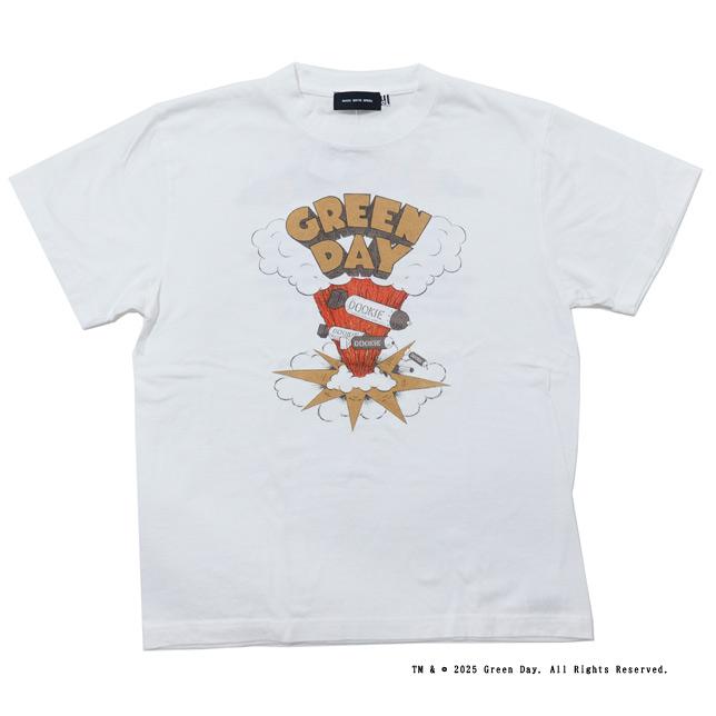 グッドロックスピード Tシャツ 半袖  グリーンデイ GOOD ROCK SPEED GREEN DAY DOOKIE T-SHIRT ホワイト 両面プリントTシャツ バックプリント |  | 01