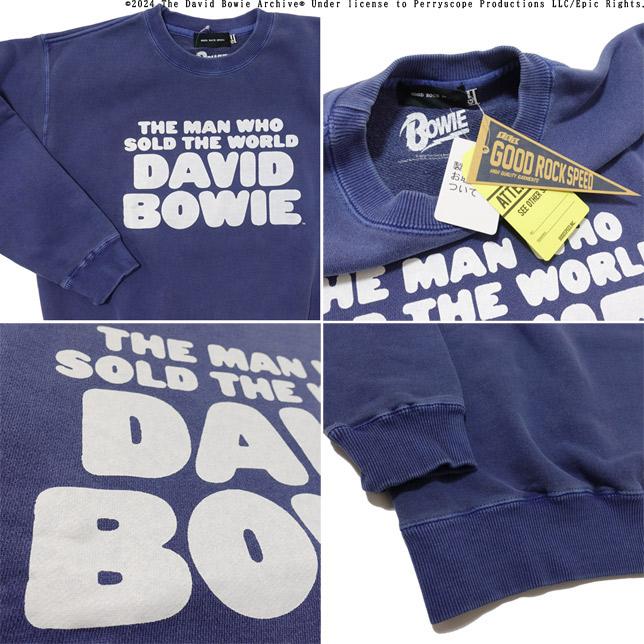 GOOD ROCK SPEED グッドロックスピード ロゴスウェット DAVID BOWIE LOGO SWEAT ロック バンド ロゴプリント トレーナー |  | 02