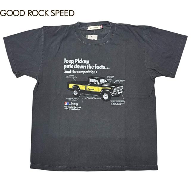 GOOD ROCK SPEED グッドロックスピード グラフィック プリントTシャツ 半袖 ジープ Jeep ピックアップ Pickup Graphic T-Shirt 車 | 