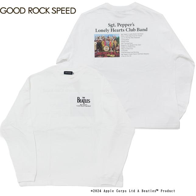 GOOD ROCK SPEED グッドロックスピード ロゴプリントTシャツ ロンT 長袖 Beatles ビートルズ ロゴプリントロングスリーブTシャツ | 