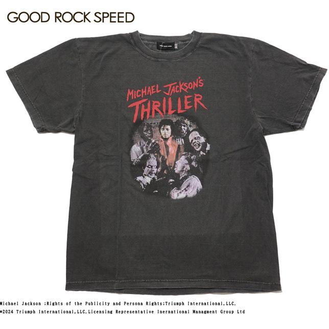 GOOD ROCK SPEED グッドロックスピード プリントTシャツ 半袖 マイケルジャクソン フォトTシャツ MICHAEL JACKSON PHOTO TEE スリラー Thriller | 