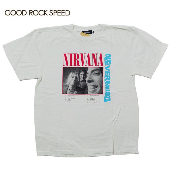 GOOD ROCK SPEED グッドロックスピード ロゴプリントTシャツ 半袖 ニルヴァーナ NIRVANA フォトTシャツ PHOTO TEE ネバーマインド NEVERMIND | 