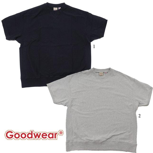 グッドウェア Tシャツ メンズ USAコットン オーバーサイズスウェットT 半袖 無地 綿 Goodwear 2W7-15222 | Goodwear