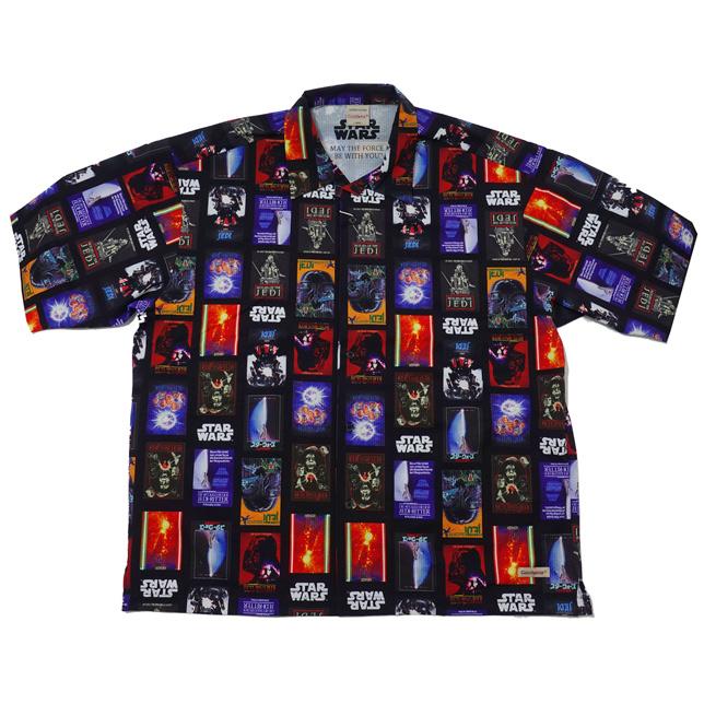 グッドウェア メンズ スターウォーズ 総柄 オープンカラーシャツ Goodwear STAR WARS 2W8-15884 開襟シャツ | Goodwear | 01