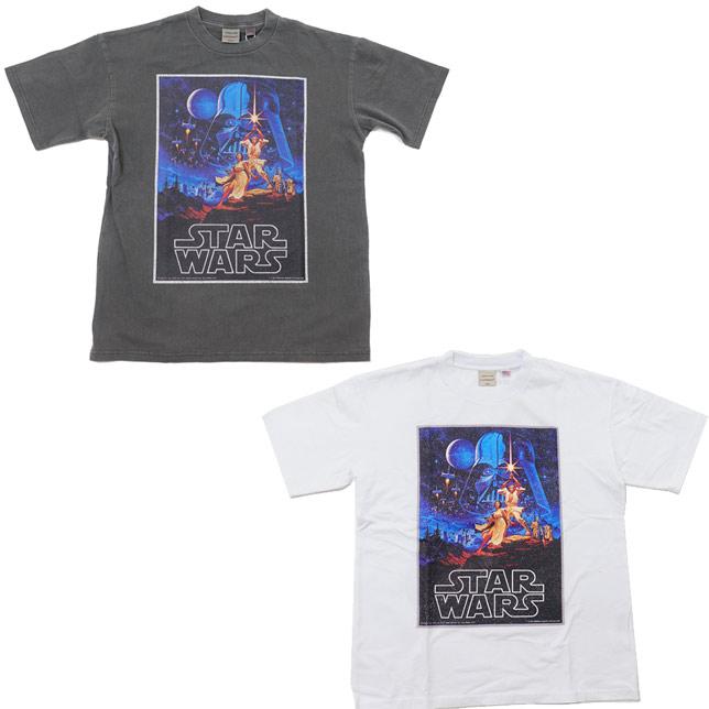 グッドウェア Tシャツ 半袖 メンズ スターウォーズ 製品染めプリント Goodwear STAR WARS S/S BIG TEE 2W7-15235 | Goodwear | 01