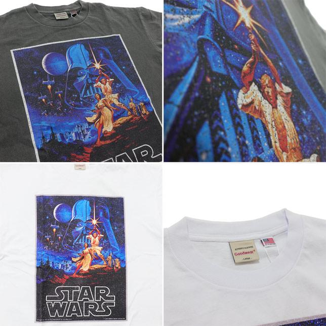 グッドウェア Tシャツ 半袖 メンズ スターウォーズ 製品染めプリント Goodwear STAR WARS S/S BIG TEE 2W7-15235 | Goodwear | 02