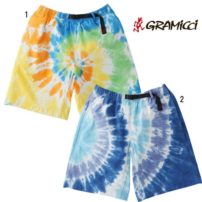 グラミチ タイダイGショーツ ショート パンツ ストレッチ ハーフ パンツ GRAMICCI TIE DYE G-SHORTS GMP-21S070 | GRAMICCI