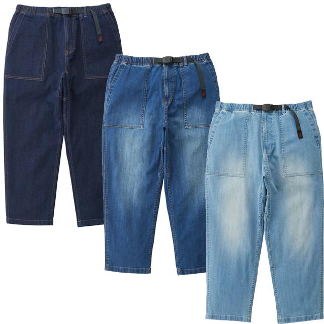 グラミチ ストレッチデニムルーズテーパードパンツ gramicci G3FU-P004 クロップド丈 | GRAMICCI | 01