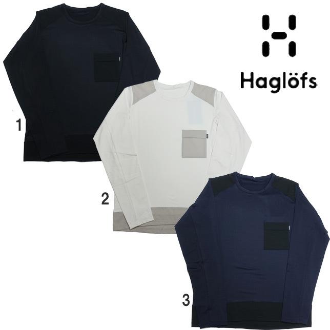 HAGLOFS ホグロフス コンビネーション ティー ロングスリーブ メンズ ポケ付 長袖 Tシャツ ロンT カットソー 930708 | HAGLOFS