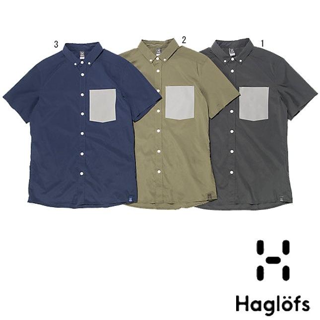 HAGLOFS ホグロフス BRUNN SS SHIRT MEN ポケットカラー切替 半袖シャツ メンズ | HAGLOFS