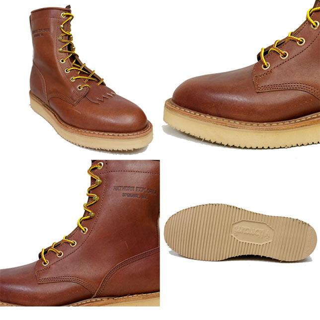 HATHORN BOOTS　ハソーン プレーントゥブーツ　ブラウン | HATHORN | 04