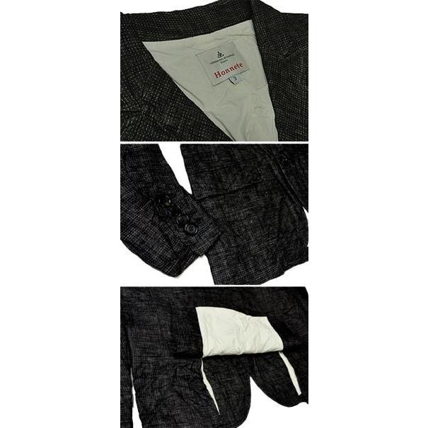 Honnete オネット  リネン  ウオッシュド テーラードジャケット 2カラー | Honnete | 01