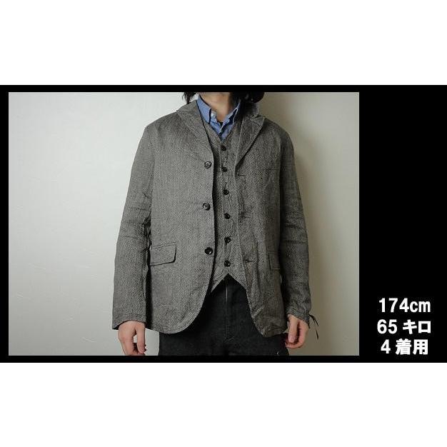 Honnete オネット  リネン  ウオッシュド テーラードジャケット 2カラー | Honnete | 03