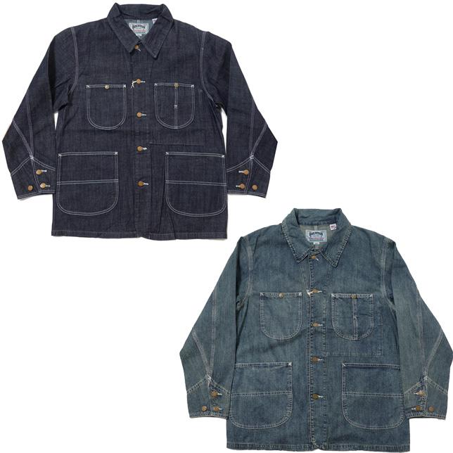 ヒューストン デニムジャケット USコットンデニムカバーオール HOUSTONUS COTTON DENIM COVERALL 51491 アメカジ | HOUSTON | 01