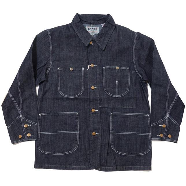 ヒューストン デニムジャケット USコットンデニムカバーオール HOUSTONUS COTTON DENIM COVERALL 51491 アメカジ | HOUSTON | 04