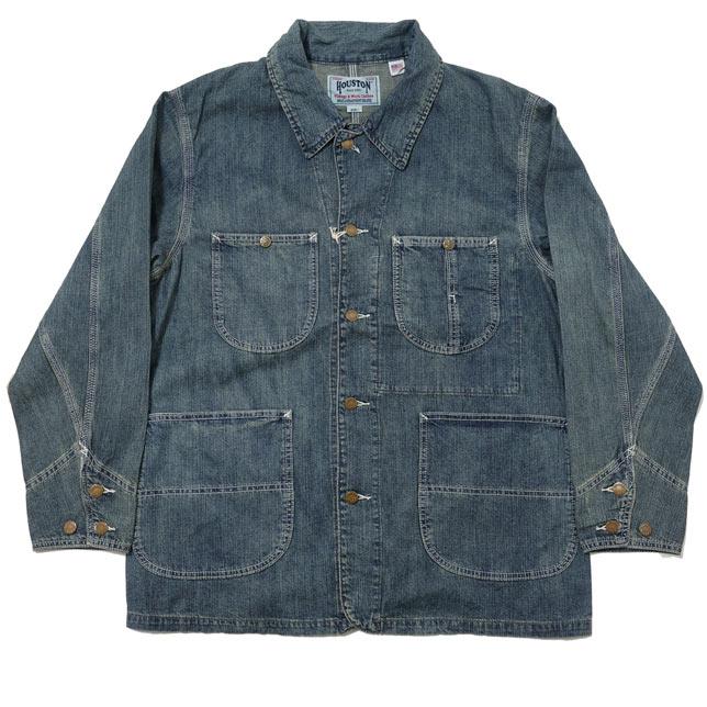 ヒューストン デニムジャケット USコットンデニムカバーオール HOUSTONUS COTTON DENIM COVERALL 51491 アメカジ | HOUSTON | 05