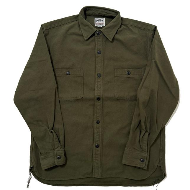 ヒューストン メンズ シャツ 無地 SOLID VIYELLA SHIRT ソリッドビエラシャツ 長袖 HOUSTON 41254 | HOUSTON | 10
