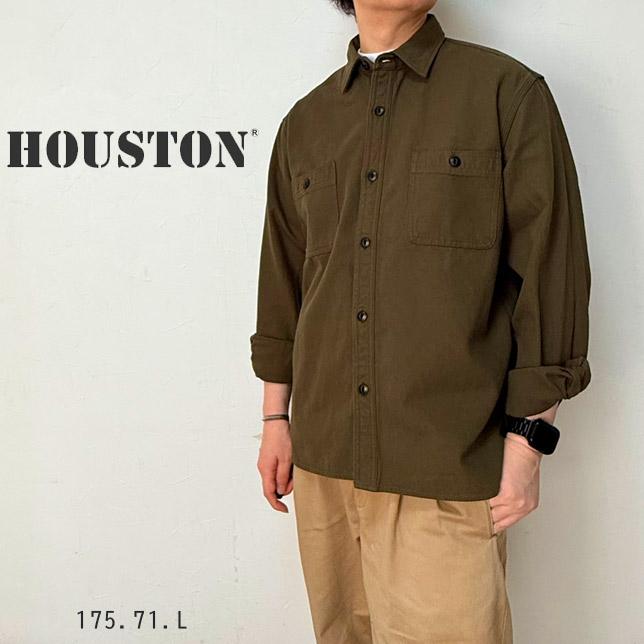 ヒューストン メンズ シャツ 無地 SOLID VIYELLA SHIRT ソリッドビエラシャツ 長袖 HOUSTON 41254 | HOUSTON | 02