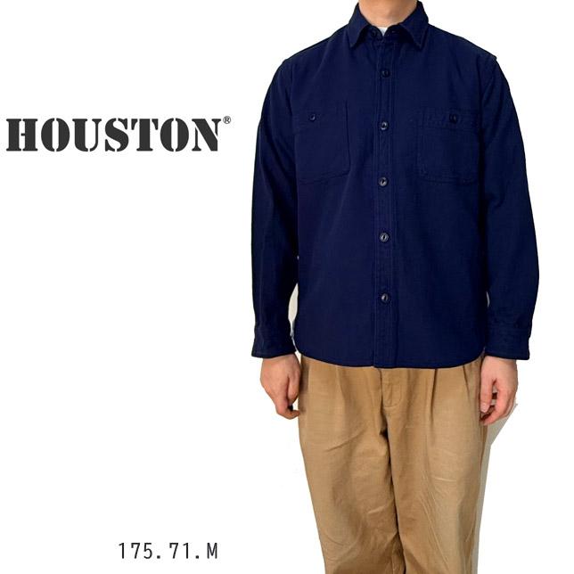ヒューストン メンズ シャツ 無地 SOLID VIYELLA SHIRT ソリッドビエラシャツ 長袖 HOUSTON 41254 | HOUSTON | 03