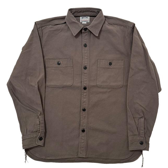ヒューストン メンズ シャツ 無地 SOLID VIYELLA SHIRT ソリッドビエラシャツ 長袖 HOUSTON 41254 | HOUSTON | 07
