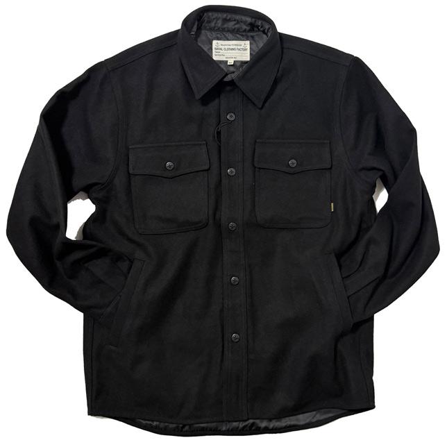 ヒューストン メンズ ジャケット メルトンCPOシャツジャケット 無地 MELTON CPO SHIRT JACKET HOUSTON 51535 | HOUSTON | 04
