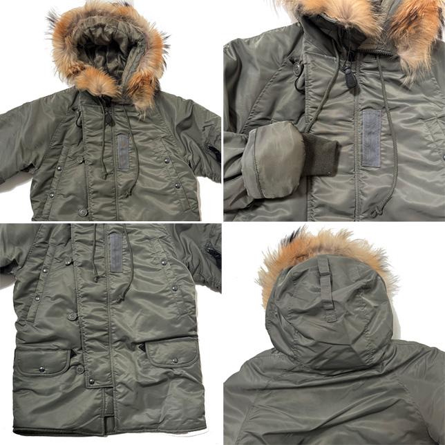 ヒューストン メンズ N-3B フライトジャケット リアルファー HOUSTON 50317 N-3B FLIGHT JACKET | HOUSTON | 05