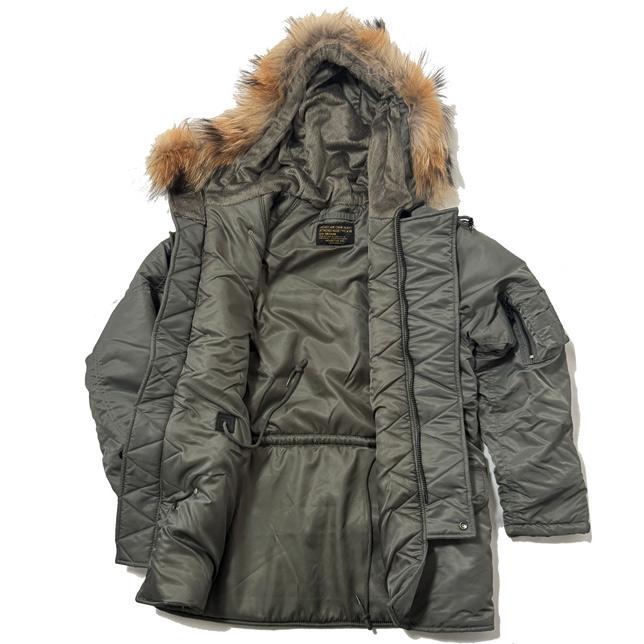 ヒューストン メンズ N-3B フライトジャケット リアルファー HOUSTON 50317 N-3B FLIGHT JACKET | HOUSTON | 06