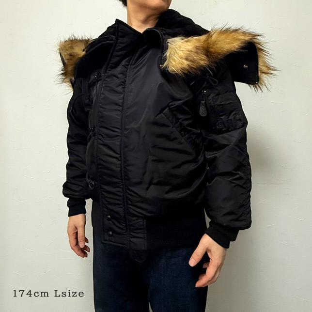 HOUSTON（ヒューストン） メンズ N-2B フライトジャケット フェイク