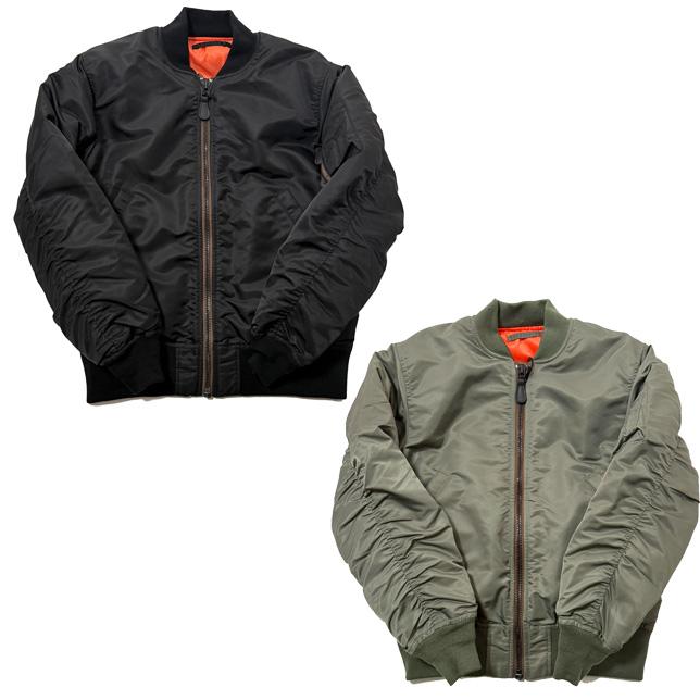 ヒューストン メンズ MA-1 フライトジャケット HOUSTON 50316 MA-1 FLIGHT JACKET ブルゾン ジャンパー | HOUSTON | 01