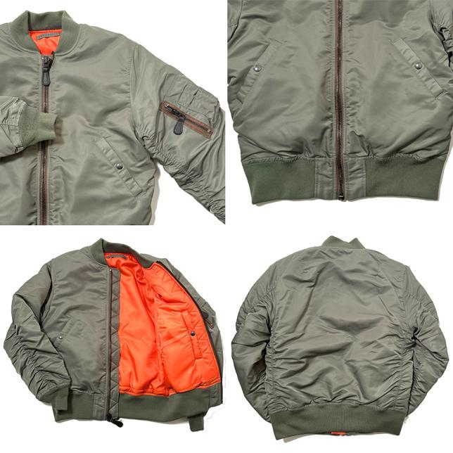 ヒューストン メンズ MA-1 フライトジャケット HOUSTON 50316 MA-1 FLIGHT JACKET ブルゾン ジャンパー | HOUSTON | 06