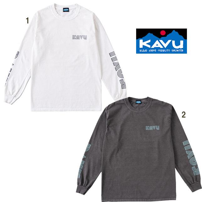 KAVU カブー メンズ スリーブプリント ロングスリーブTシャツ 長袖 ロンT | KAVU