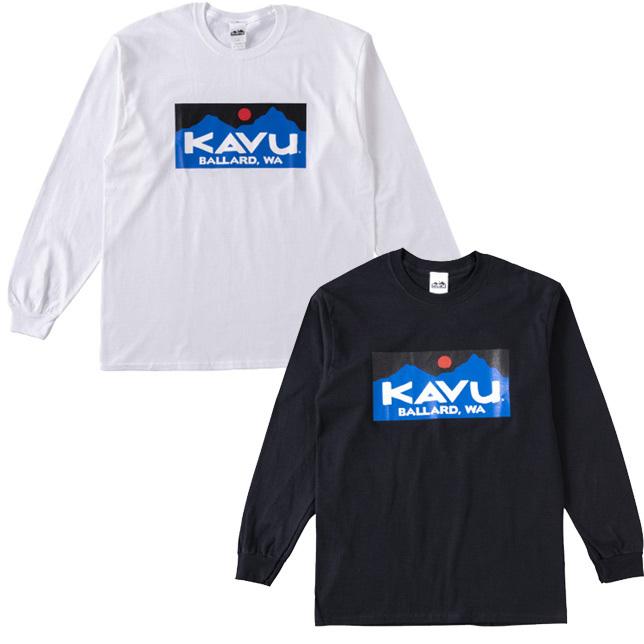KAVU カブー メンズ バラードロゴ ロングスリーブTシャツ プリント 長袖 ロンT | KAVU | 01