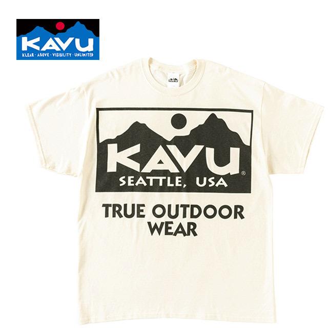 KAVU カブー メンズ ビッグロゴTシャツ BIGロゴ プリント XL | KAVU