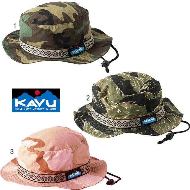 KAVU カブー リップストップストラップバケットハット カモフラージュ 迷彩柄 HAT 帽子 | KAVU