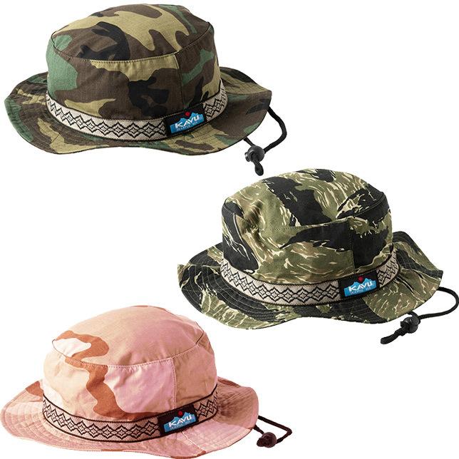 KAVU カブー リップストップストラップバケットハット カモフラージュ 迷彩柄 HAT 帽子 | KAVU | 01